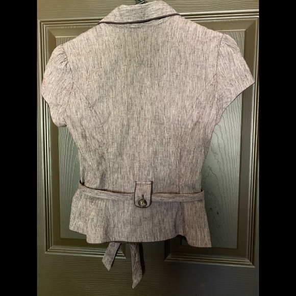 4/25 BCX Cropped Puff sleeve blazer size medium - Picture 8 of 12